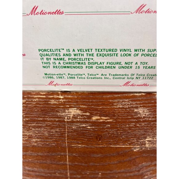 Vintage Telco Motion-ettes Christmas Display Figure Santa with Bell & Bag - Picture 4 of 5